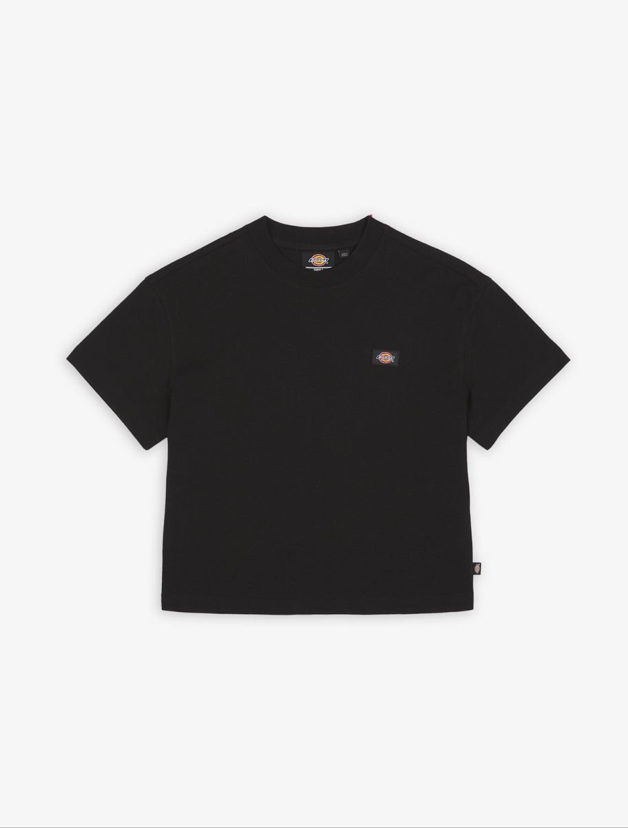 t-shirt donna dickies oakport boxy - dk0a4y8l blk black