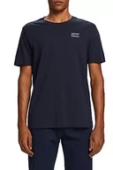 Koszulki męskie - ESPRIT T-shirt męski, 400/granatowy., L - miniaturka - grafika 1