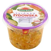 Mieszanki warzywne, sałatki - Surówka żydowska z ogórkiem kiszonym 480 g - miniaturka - grafika 1