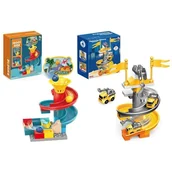 Zabawki interaktywne dla dzieci - Zjeżdżalnia dla autek MIX - miniaturka - grafika 1