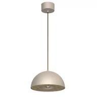 Lampy sufitowe - Ponadczasowa, beżowa lampa wisząca ⌀28cm LX 4535 z serii ELGUND - miniaturka - grafika 1