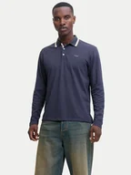 Koszulki męskie - Jack & Jones Polo Blualves 12287520 Niebieski Regular Fit - miniaturka - grafika 1