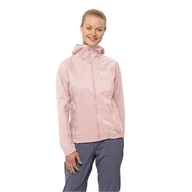 Kurtki damskie - Damska kurtka przeciwdeszczowa Jack Wolfskin PRELIGHT 2.5L JKT W rose smoke - XS - miniaturka - grafika 1