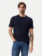 Koszulki męskie - Tommy Hilfiger T-Shirt Essential MW0MW37283 Granatowy Regular Fit - miniaturka - grafika 1