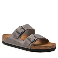 Klapki i japonki męskie - Klapki Birkenstock Arizona Bs 552801 Szary - miniaturka - grafika 1