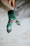 Skarpetki męskie - Skarpetki Lata 90 – Czas Wolny - Zielone - miniaturka - grafika 1