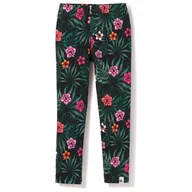 Legginsy - Legginsy bawełniane w kwiaty 98 - miniaturka - grafika 1