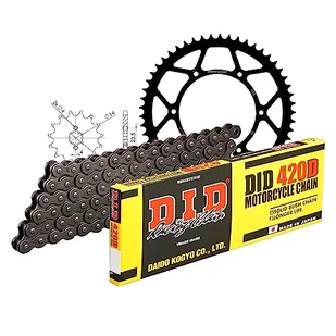 Zestaw łańcuchów DID stal 420D / 132 zapięcie na klips do Aprilia SX RS4 RS, Derbi GPR Racing Nude 50 ccm - Części motocyklowe - miniaturka - grafika 1