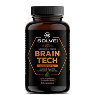 Suplementy diety - SOLVE LABS BRAIN TECH MEMORY & FOCUS 30 KAPSUŁEK - miniaturka - grafika 1