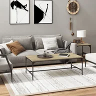 Ławy i stoliki kawowe - Lumarko Stolik kawowy, dąb sonoma 100x50x35 cm materiał drewnopochodny - miniaturka - grafika 1