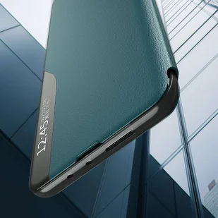 Eco Leather View Case elegancki futerał etui z klapką i funkcją podstawki Samsung Galaxy A72 4G zielony - Etui i futerały do telefonów - miniaturka - grafika 5