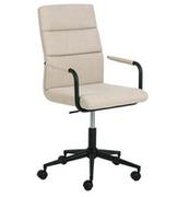 Fotele i krzesła biurowe - Fotel biurowy Nolan beżowy - miniaturka - grafika 1