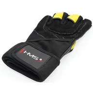 Rękawice do ćwiczeń - Rękawice fitness HMS RST01 ( XL) Czarno-żółty - miniaturka - grafika 1