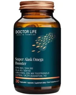 Doctor Life Super Alask Omega Booster, 30 kapsułek - Serce i układ krążenia - miniaturka - grafika 1