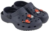 Buty dla dziewczynek - Clogi dziecięce granatowe rozmiar 32/33 - miniaturka - grafika 1