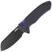 Noże - Nóż składany Kubey Knife Creon Black/Blue G10, Blackwashed AUS-10 (KU336D) - miniaturka - grafika 1