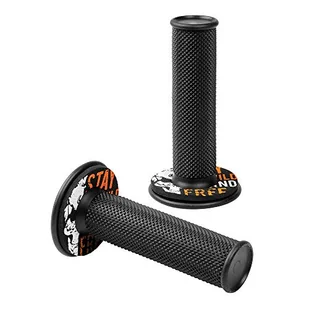 Lampa 90573 Donut Off-Road Grips, uniwersalne uchwyty - czarne - pomarańczowe - Części motocyklowe - miniaturka - grafika 1