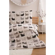 Pościel - Jerry Fabrics Pościel z kory Koty, 140 x 200 cm, 70 x 90 cm - miniaturka - grafika 1