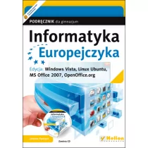 Helion Edukacja Informatyka Europejczyka Podręcznik Edycja Windows Vista - Jolanta Pańczyk - Podręczniki dla gimnazjum - miniaturka - grafika 1