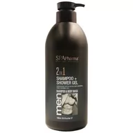 Szampony do włosów - Men 2in1 Shampoo + Shower Gel szampon i żel pod prysznic 1000ml - miniaturka - grafika 1