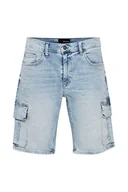 Spodenki damskie - Blend Męskie szorty dżinsowe, 200290/Denim Light Blue, M, 200290/Denim Light Blue, M - miniaturka - grafika 1