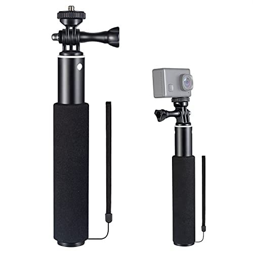 WOLFANG Action Cam Selfie Stick, statyw kompatybilny z kamerą Action Cam Gopro/DJI/Surfola/Apexcam