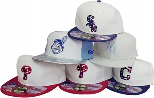ZESTAW 6 CZAPEK NEW ERA CAP 59 FIFTY NY YORK CHICAGO CZAPKA POWYSTAWOWE - Czapki i chusty sportowe męskie - miniaturka - grafika 1