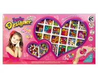 Prace ręczne dla dzieci - DUŻY ZESTAW KORALIKÓW DO TWORZENIA BIŻUTERII - miniaturka - grafika 1