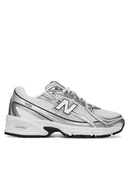 Buty dla dziewczynek - New Balance Sneakersy GR740WN Srebrny - miniaturka - grafika 1