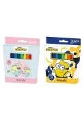 Przybory szkolne - Mazaki 12 kolorów Minionki - miniaturka - grafika 1