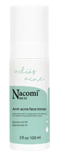Nacomi Nacomi Next Level Adios Acne Przeciwtrądzikowy tonik do twarzy 100ml 64409-uniw - Toniki i hydrolaty do twarzy - miniaturka - grafika 1