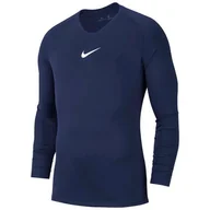 Koszulki męskie - Koszulka Męska Nike z Długim Rękawem Sportowa Treningowa - miniaturka - grafika 1