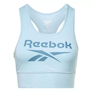 Reebok Damski biustonosz sportowy, niebieska perła, XL - Biustonosze - miniaturka - grafika 1