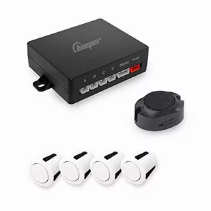 Beeper Radar cofania, 4 czujniki, biały, RE002A/4-B - Kamery cofania - miniaturka - grafika 1