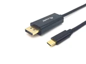 Adaptery i przejściówki - Equip 133426 adapter kablowy 1 m USB Type-C DisplayPort Szary - miniaturka - grafika 1