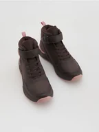 Buty dla dziewczynek - Reserved - Buty trekkingowe za kostkę - brązowy - miniaturka - grafika 1
