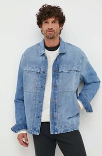 Pepe Jeans kurtka jeansowa męska kolor niebieski przejściowa - Kurtki męskie - miniaturka - grafika 1