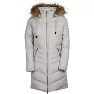 Odzież trekkingowa damska - Kurtka zimowa Puppis Padded Jacket - szara - miniaturka - grafika 1