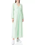 Sukienki - ONLY Damska sukienka Onlamanda L/S Long Dress Ex Ptm z nadrukiem, Summer Green/Aop: tanya Flower, XL - miniaturka - grafika 1