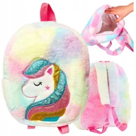 Plecaki szkolne i tornistry - PLECAK DO PRZEDSZKOLA JEDNOROŻEC UNICORN PLECACZEK DZIECIĘCY PLUSZOWY - miniaturka - grafika 1