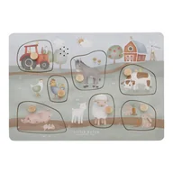 Puzzle - Little Dutch Puzzle dźwiękowe Little Farm FSC - miniaturka - grafika 1