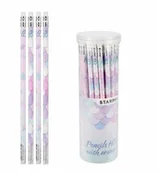 Ołówki - Ołówek z gumką HB Mermaid 48szt - miniaturka - grafika 1