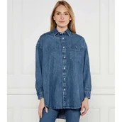 Koszule damskie - POLO RALPH LAUREN Jeansowa koszula | Oversize fit - miniaturka - grafika 1