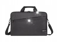 Torby na laptopy - Torba podróżna ochronna na laptopa Natec Beira 15,6'' Pasek na ramię Czarna - miniaturka - grafika 1