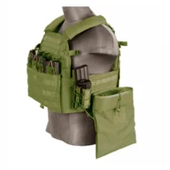 Odzież taktyczna i umundurowanie - Kamizelka taktyczna Lancer Tactical Gilet Plate Carrier 69T4 1000D - Olive - miniaturka - grafika 1
