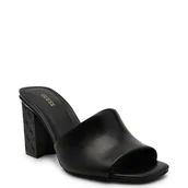 Klapki i japonki damskie - Guess Skórzane klapki YELLA - miniaturka - grafika 1