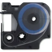 Dodatki do drukarek i skanerów - qoltec Rurka termokurczliwa do drukarek DYMO D1 / DM1 9mm*1.5m Biała Czarny nadruk 50228 - miniaturka - grafika 1