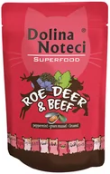 Mokra karma dla kotów - Dolina Noteci Superfood, 10 x 85 g - Sarna i wołowina - miniaturka - grafika 1