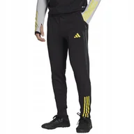 Dresy męskie - Spodnie męskie adidas Tiro 23 Competition Training czarno-żółte HU1317 XL - miniaturka - grafika 1