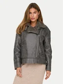 Kurtki damskie - ONLY Kurtka z imitacji skóry Betty 15322044 Brązowy Regular Fit - miniaturka - grafika 1